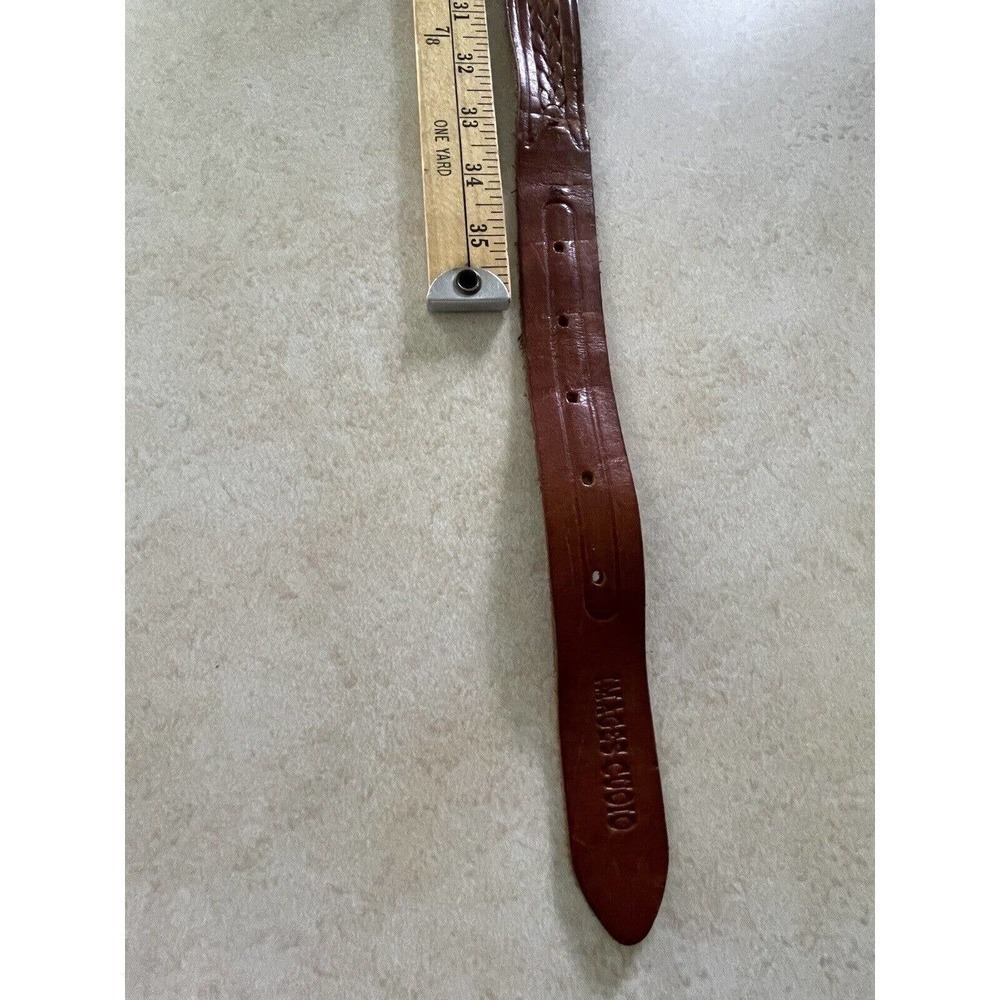 Absolute Basic Leather Embossed Braided Adjustabl… - image 8